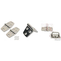 Set of 2 Hinges & 1 Handle for Boat Yacht Cabinet Door (316 SS Marine Grade)
