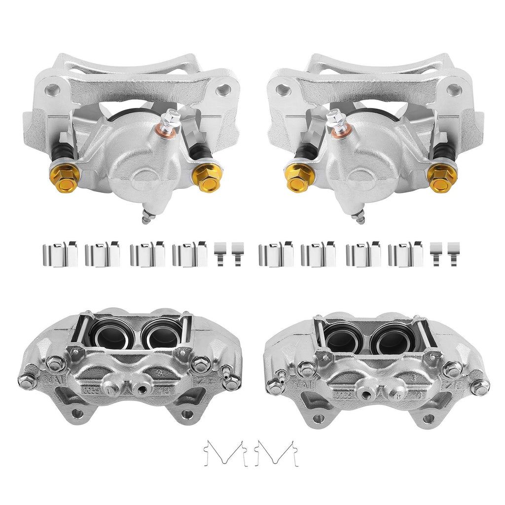Set of 4 Front Rear Brake Calipers for Toyota 4Runner FJ Cruiser (2003–2023)