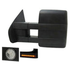 Replacement Black Driver Side Power Door Mirror with Puddle Light for Ford (2009–2014)