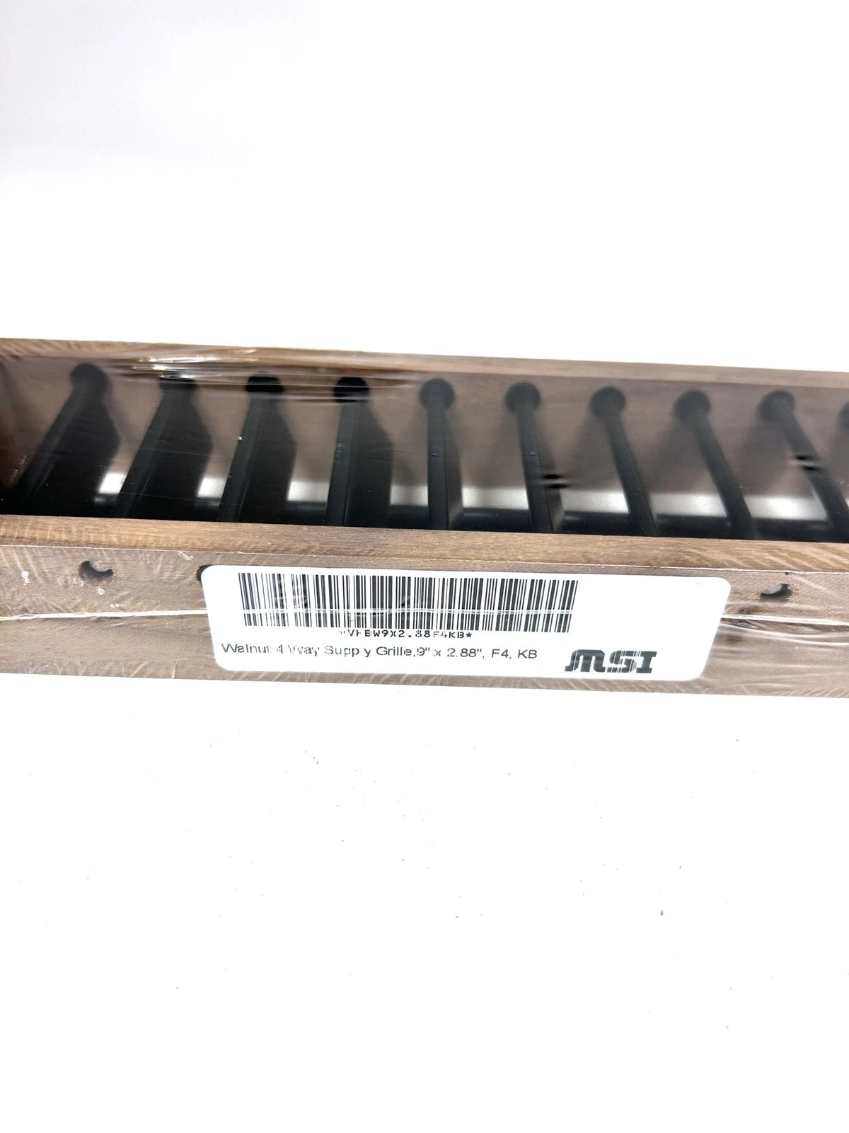 MSI Walnut 4 Way Supply Grille for 9'' x 2.88'' Teak Vent