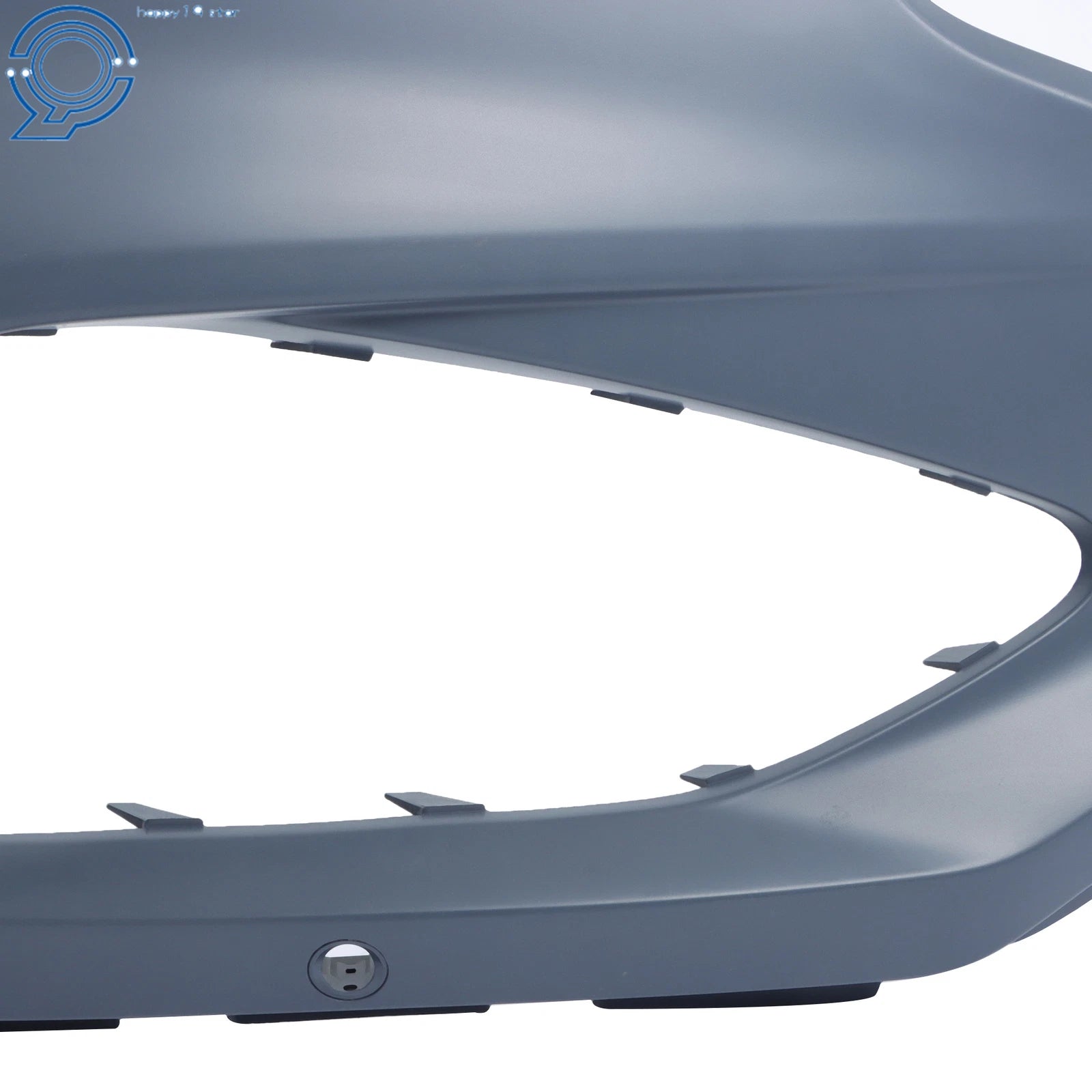 Primed Front Bumper Cover for Ford Edge (2019-2024) with Sensor Holes