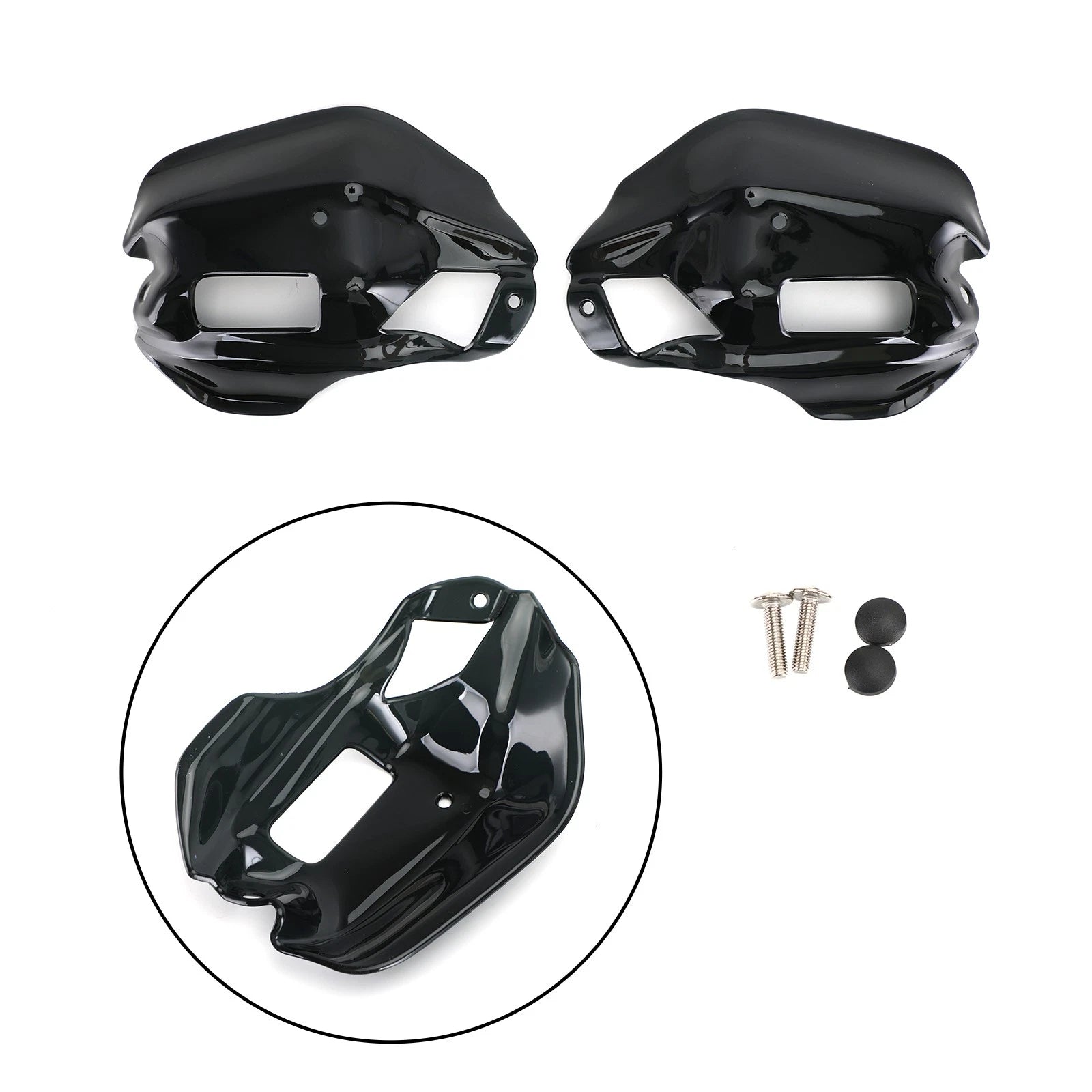 Handguard Extensions for XL750 Transalp (2023–2024) - Black