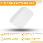 Fuel Tank Door Cap for Volkswagen Passat (2011–2018) - White Filler Flap Cover