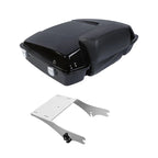 Trunk Backrest Chrome Rack for Harley Touring (1997–2008)