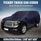 SUV Car Cover for Chevrolet Tahoe (2007–2024) Sun Protection 190T PU Navy Blue