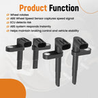 Set of 4 ABS Speed Sensors for Lexus GS350 IS350 (2007–2013)