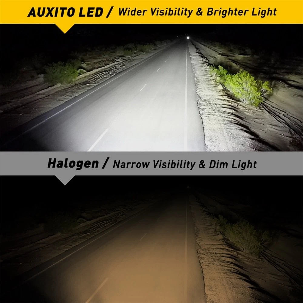 2X AUXITO 9005 H11 LED Headlight Bulbs for Make Model