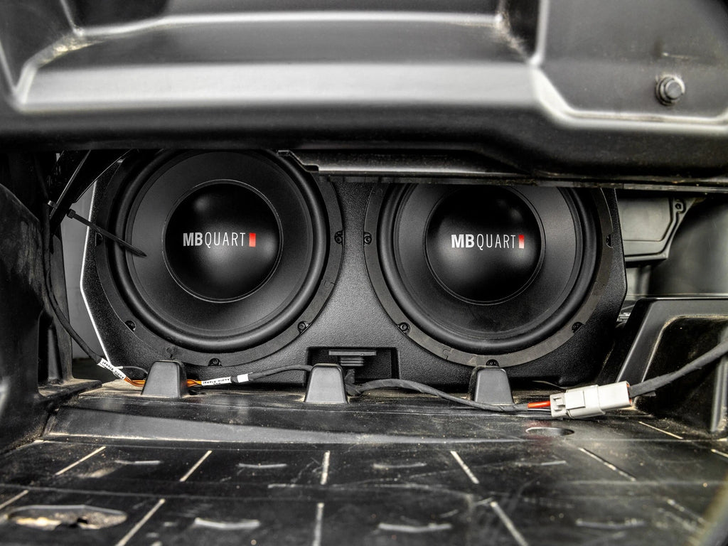 SuperATV MB Quart 400W Tuned Subwoofer Kit for Can-Am Defender (2016–2023)