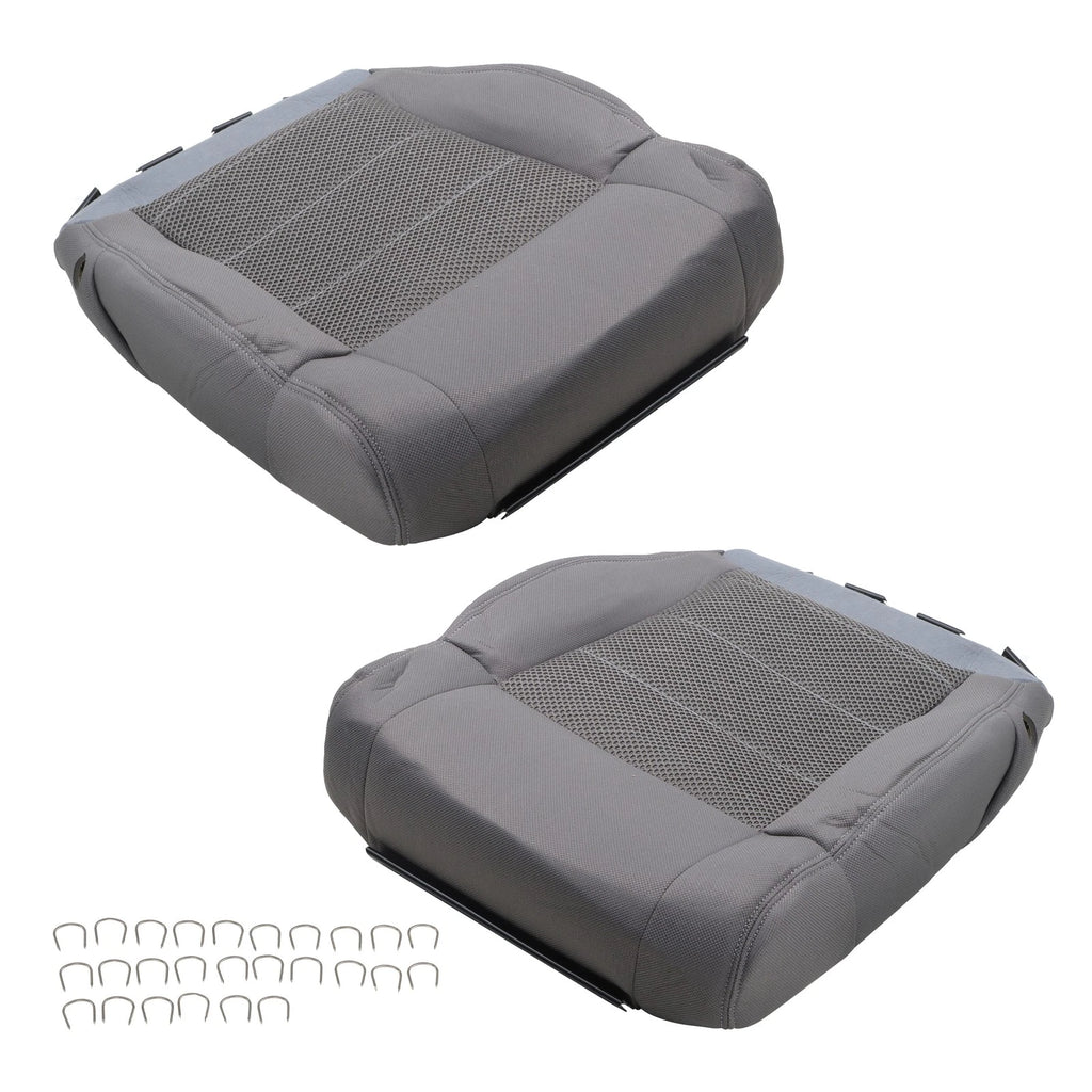 Set of 2 Cloth Front Seat Covers for Jeep Wrangler (2007–2012)