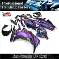 Fairing Kit + Tank Cover for Kawasaki Ninja 300 (2013–2017) Chameleon Blue Purple