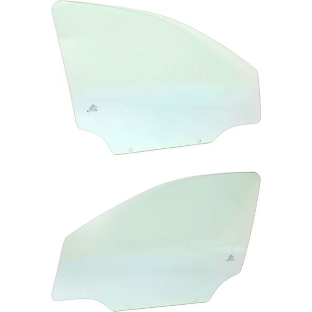 Set of 2 Front Door Glasses for Chevy Cobalt