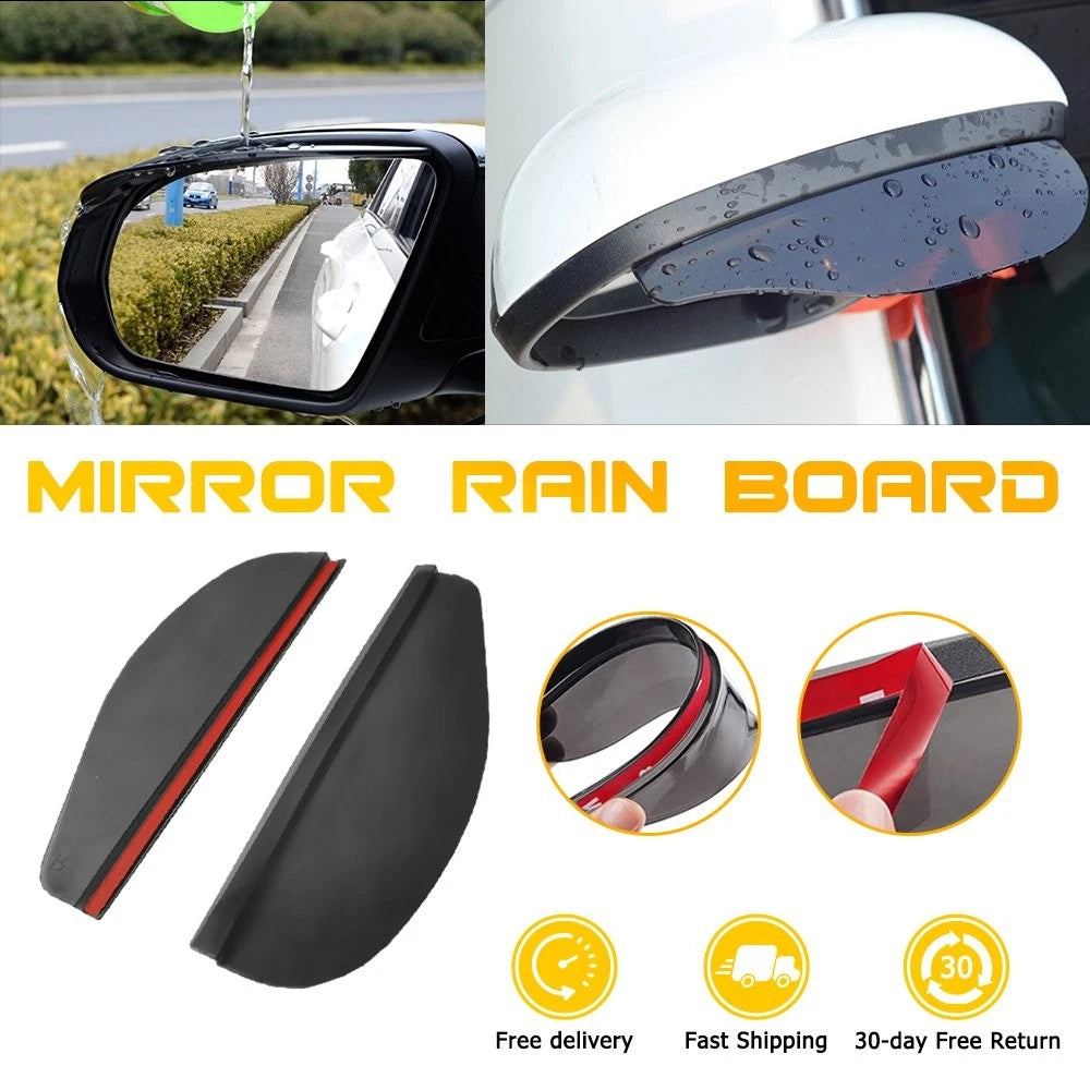 2X Rear View Wing Mirror Sun Shade Shield for Car