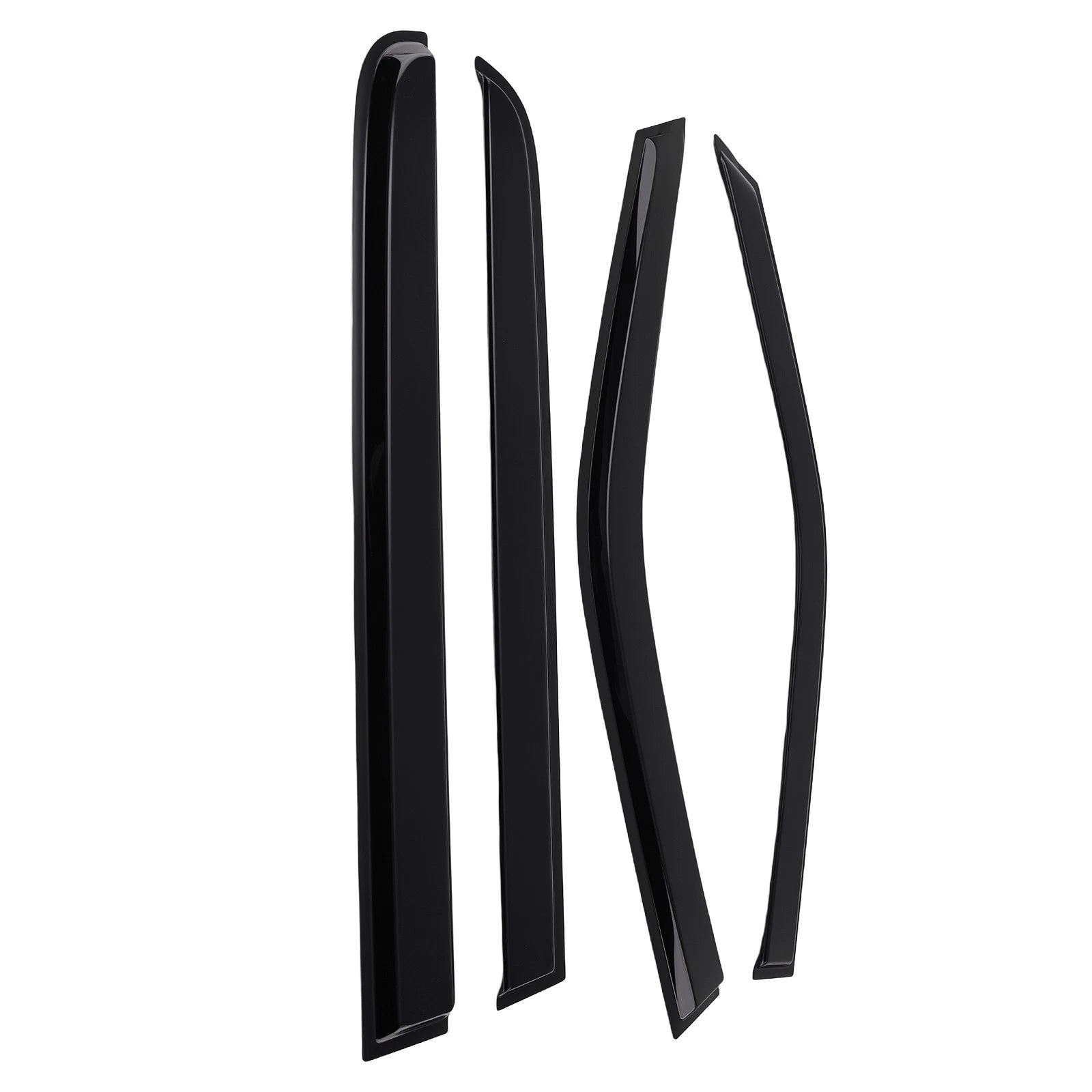 Set of 4 Window Deflectors Rain Guards for Ford F-150 Crew Cab (2015–2020)