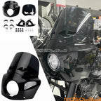 Front Headlight Fairing w/ Smoke Windshield for Harley Softail Street Bob (2018-2023)