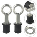 Drain / 1 Inch / Stainless Steel and Rubber for Boats and Livewells