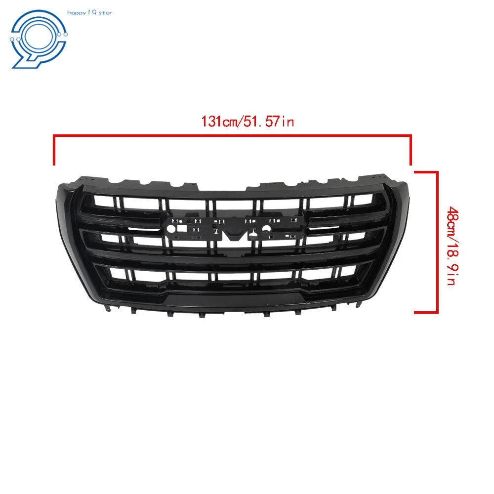 Gloss Black Front Bumper Grille for GMC Yukon SLT XL (2021–2023)