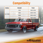 3" Body Lift Spacers for Ford F100 F150 F250 F350 (1970–1979) w/ Bolts