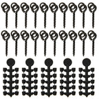 20pcs Bait Screws for Fishing Accessories Hook Stops Beads
