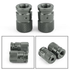 2X CNC GY-Titan Anti-Thief Tire Valve Stem Caps for Car Truck Bike Motorcycle