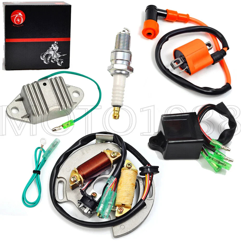 Ignition Coil, CDI Regulator & Stator for Yamaha Blaster YFS200 (1997–2001)