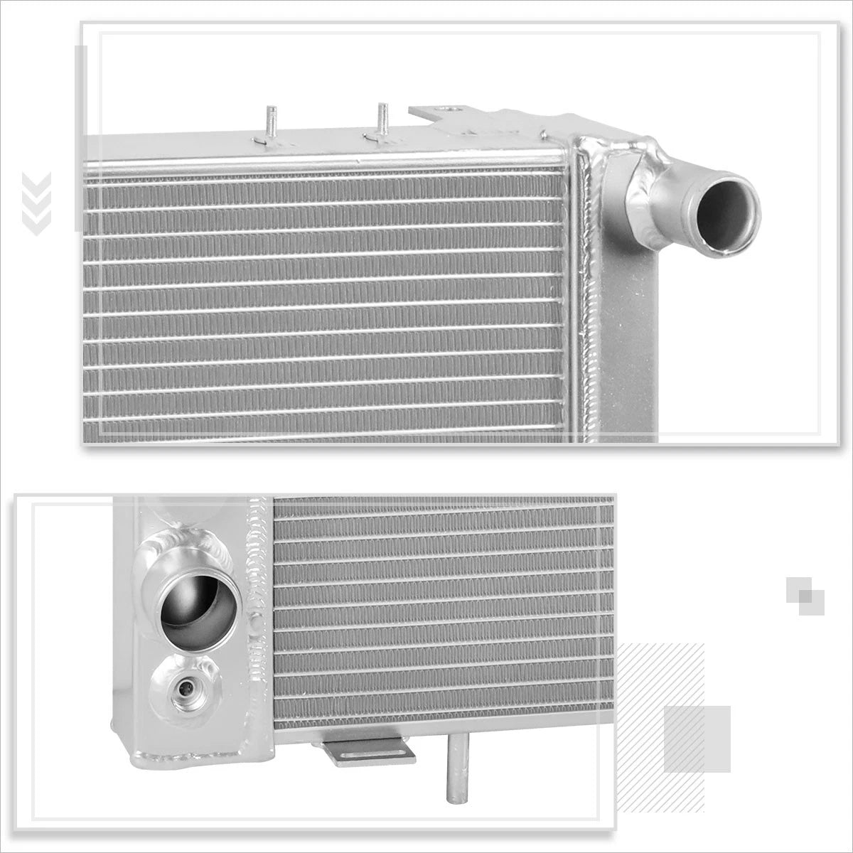 3-Row Aluminum Cooling Radiator for Jeep Cherokee/Comanche (1991–2001)