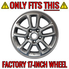 17 Inch Gloss Black Wheel Covers for 2018–2019 Jeep Grand Cherokee Laredo