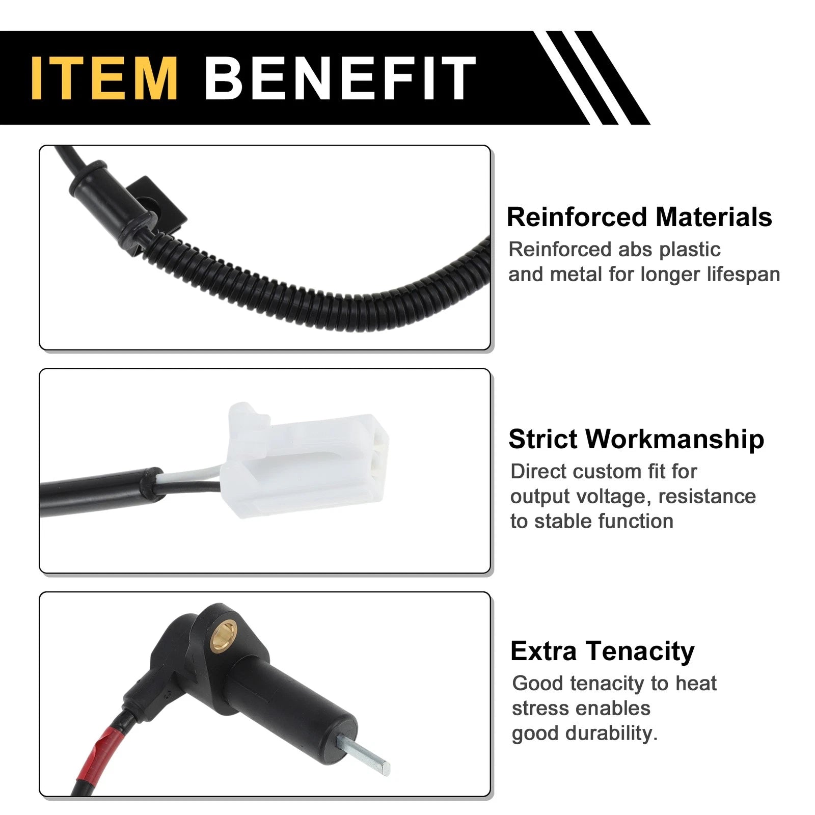ABS Wheel Speed Sensor No. 9568022600 for Kia Pride (2003–2007)