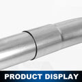 16Pcs 2" OD Mild Steel Mandrel Bend Exhaust Pipes Kit for Universal