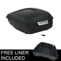Matt Black Trunk Pad & LED Tail Light for Harley Touring Road King (2014–2025)