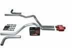 2.5" Dual Exhaust Kit for Chevy GMC 1500 (2019–2025) Cherry Bomb Extreme Side Exit