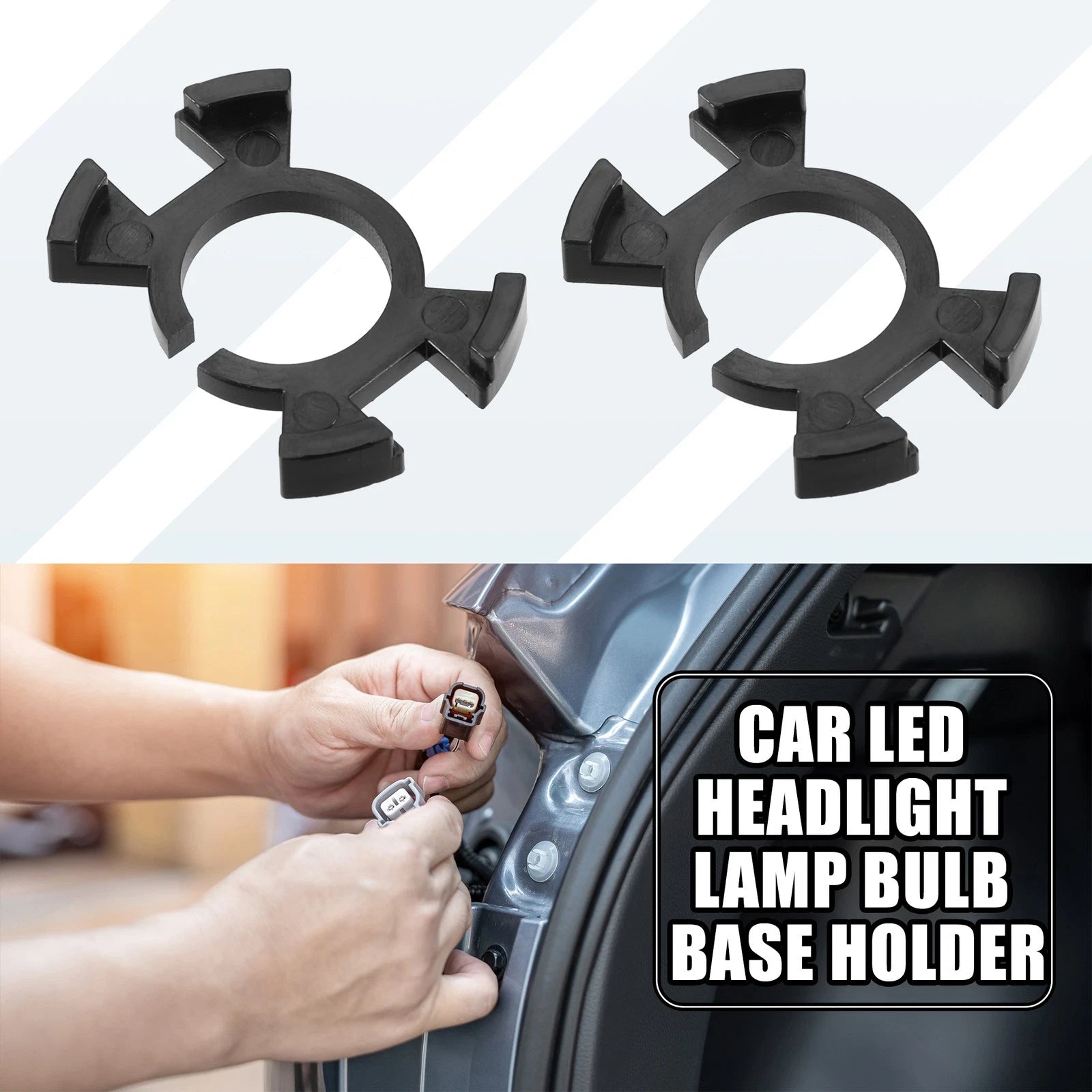 LED Headlight Bulb Base Holder for Honda Odyssey (2018–2023) - 1 Pair