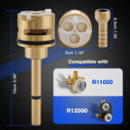 3-Function Diverter Cartridge Kit RP71718 for R11000 R22000 (Brass)