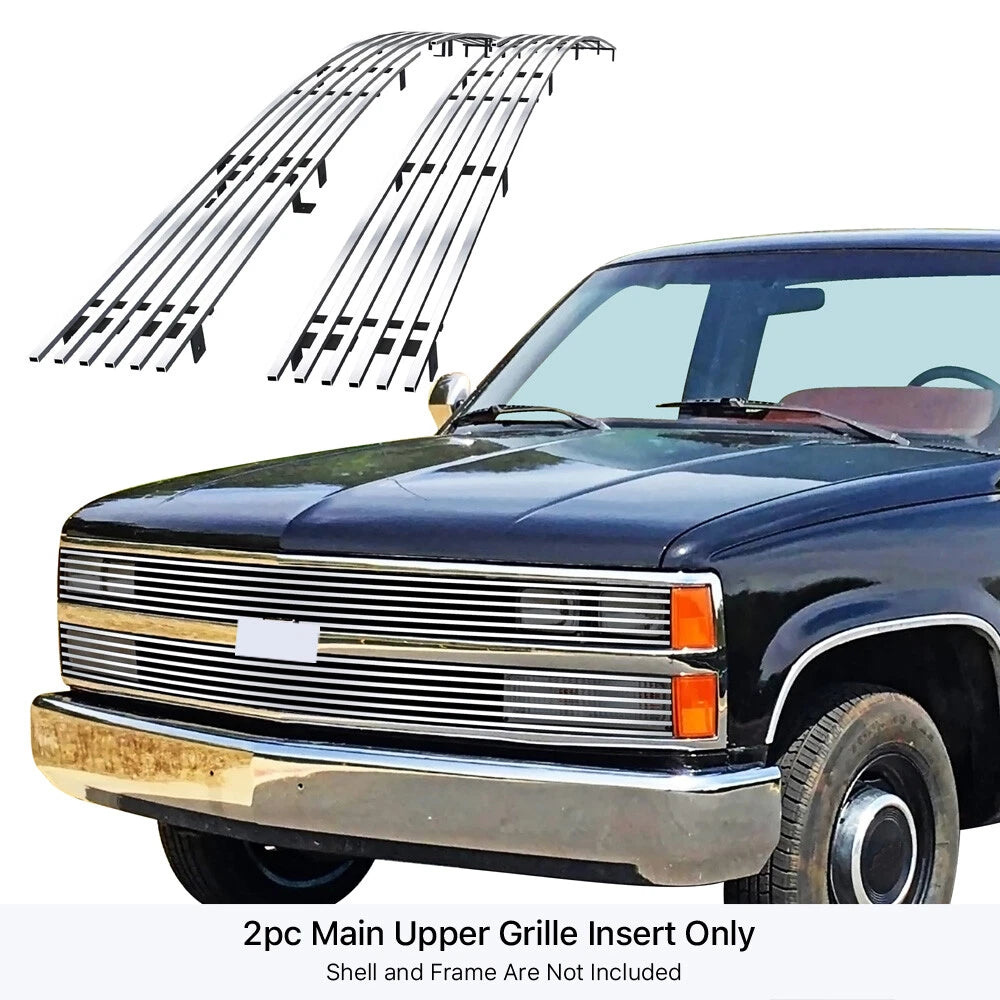 Upper Chrome Billet Grille Insert for Chevy C/K Pickup (1988-1993)