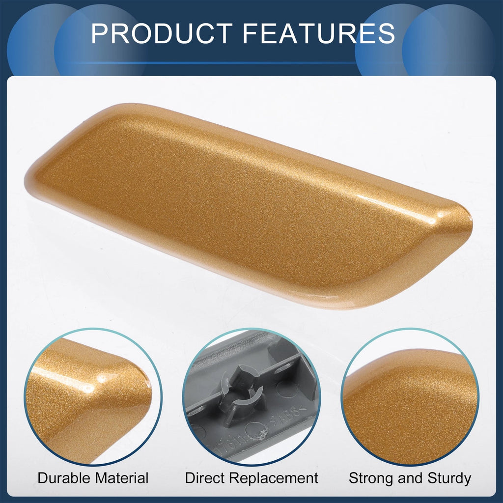 Front Left Washer Nozzle Cover Cap for Honda Accord VIII (2011–2013) Gold Tone