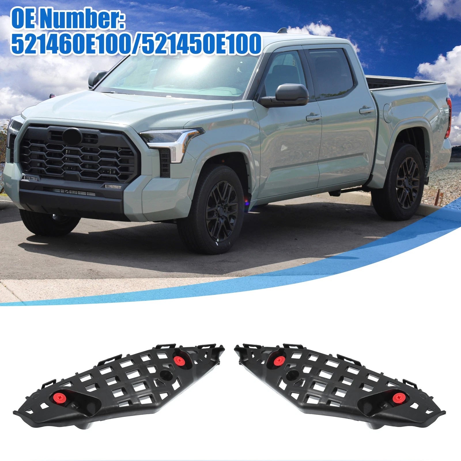 Bumper Bracket Retainer Spacer Mounting Support for Toyota 