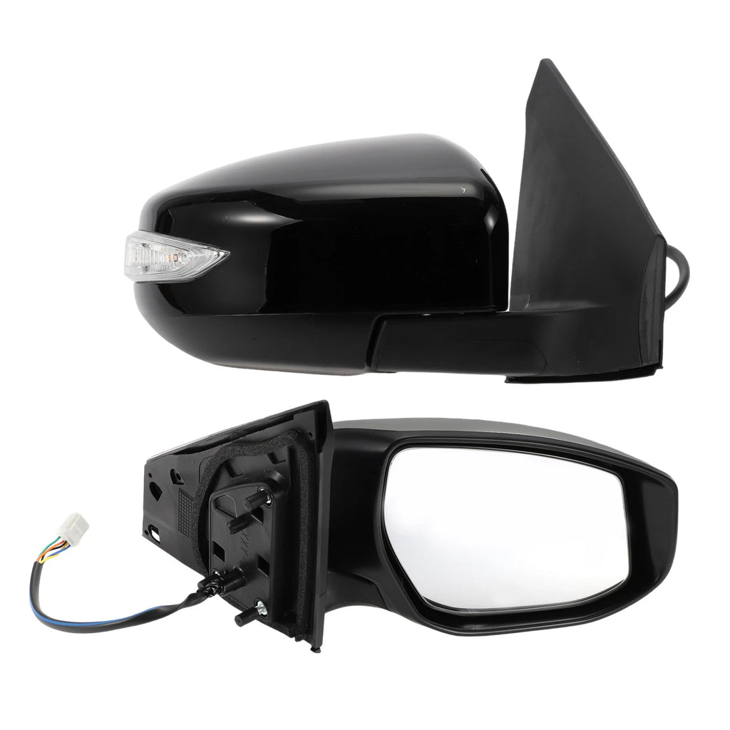 Right Side Door Mirror for Nissan Sentra (2016–2019) Manual Folding Black