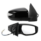 Right Side Door Mirror for Nissan Sentra (2016–2019) Manual Folding Black