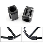 2x 25mm Engine Frame Bar Protection Crash Slider Pad for Motorcycle