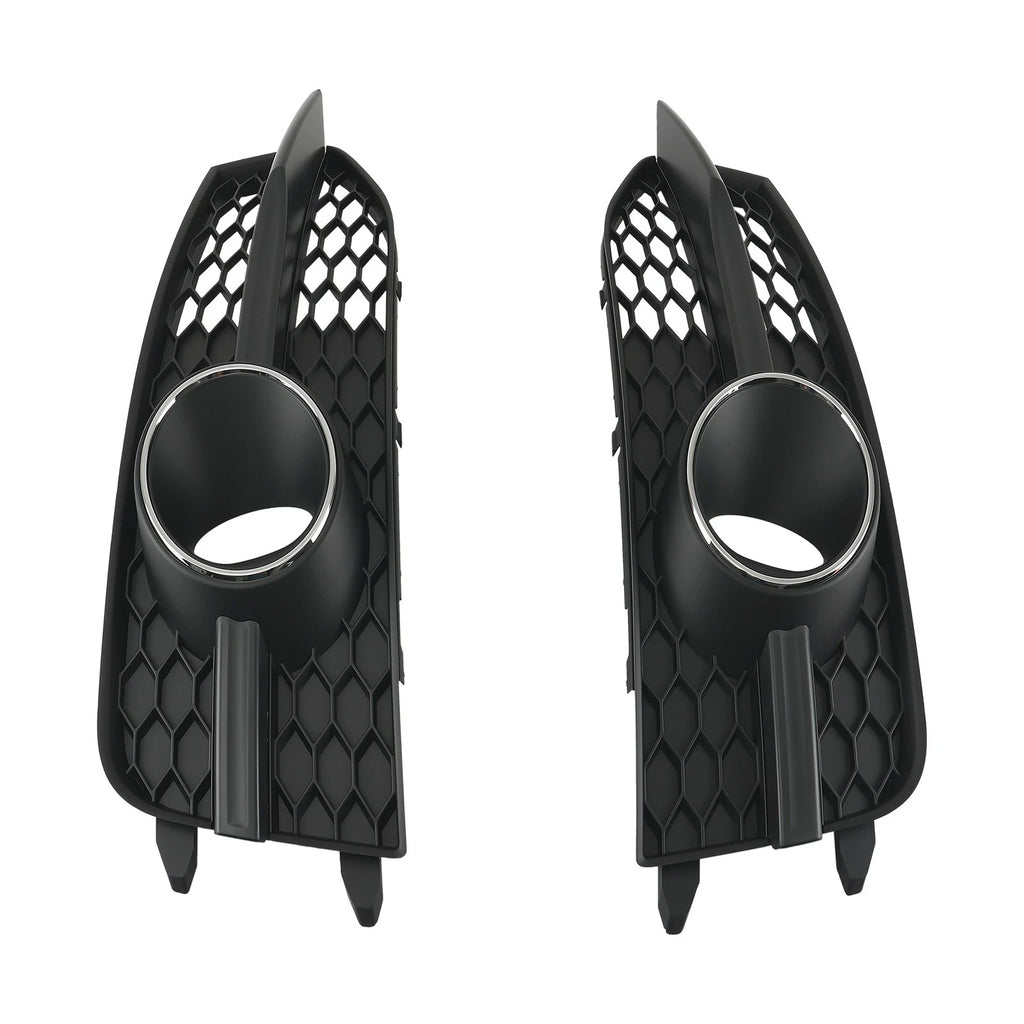 Pair Front Bumper Fog Lamp Grille Cover for Audi A7 S7 (2012–2015) 4G8807682C9B9