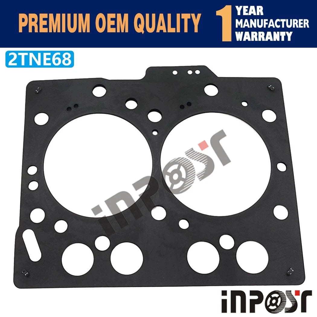 Full Overhaul Head Gasket Kit for Yanmar TB108 A2C Excavator (2TNE68, 2D68E)