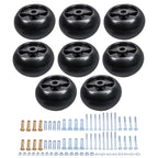 Set of 8 Deck Wheels for John Deere GX355 X320 LT180 LX289 