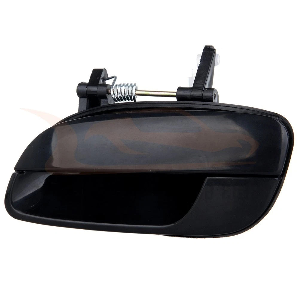 Door Handle for Hyundai Elantra (2001-2005) Black Exterior Rear Left