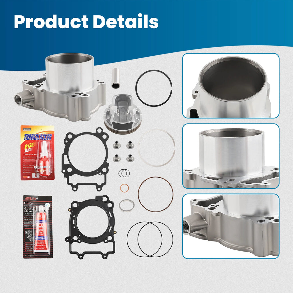 Top End Piston Gasket Kit for Polaris Sportsman RZR Ranger 570 (2015–2021)