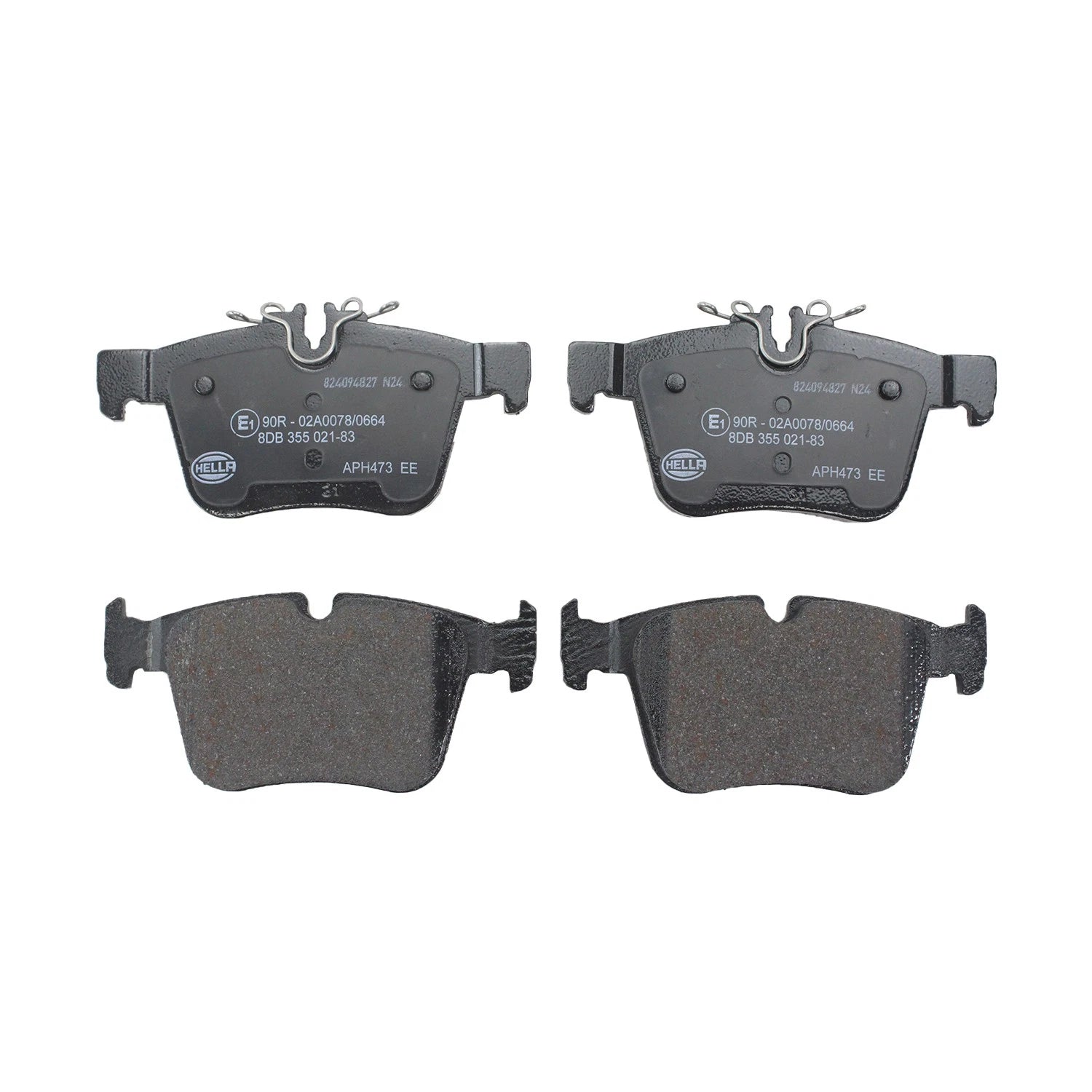 Set of 4 Rear Disc Brake Pads for Mercedes W205 C300 C350e C400 (355021831)