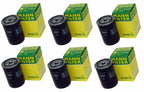 Set of 6 Engine Oil Filters for Audi 4000, VW Golf, Jetta (OEM W940/25)