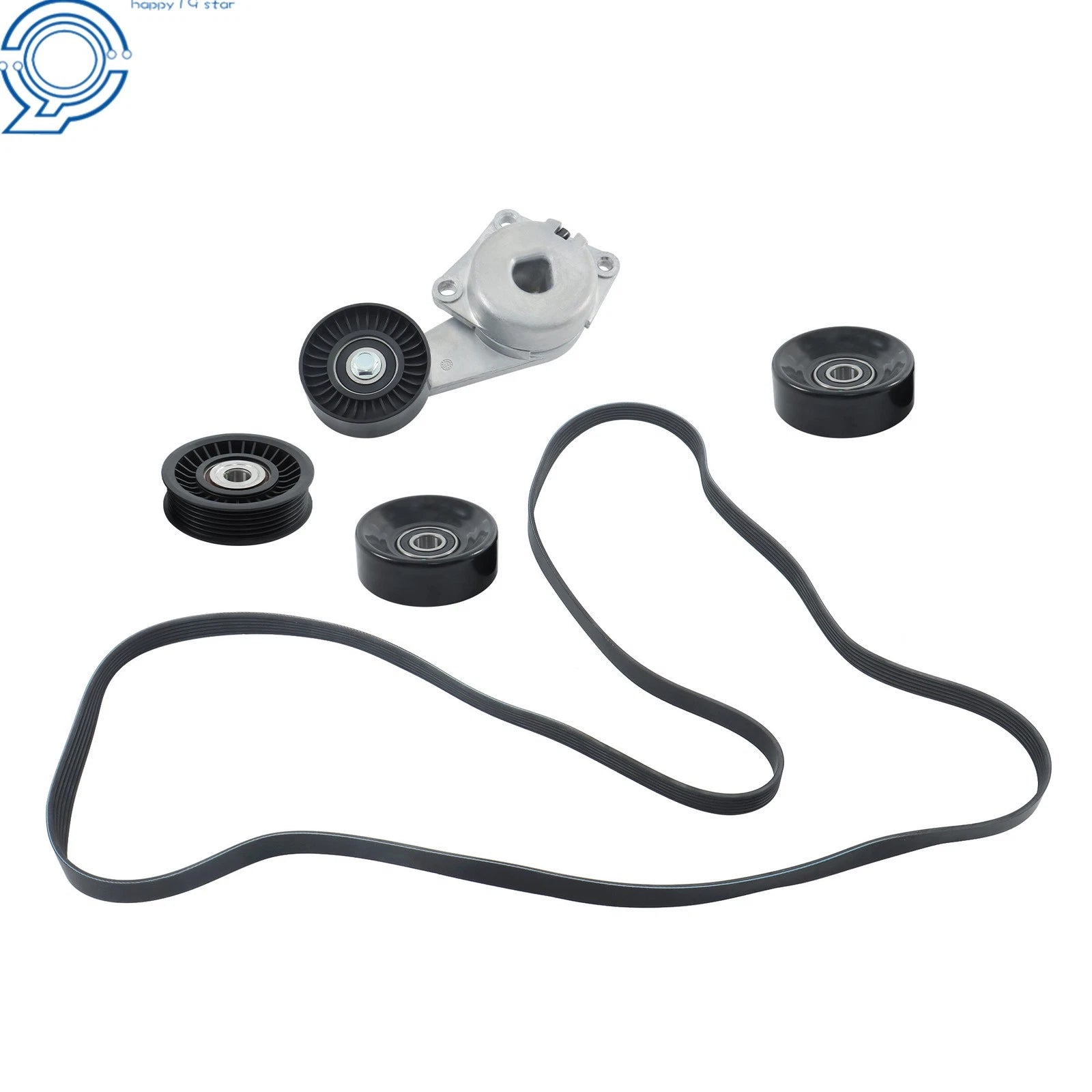 Serpentine Belt Tensioner Pulley Kit for Ford (2005–2014)