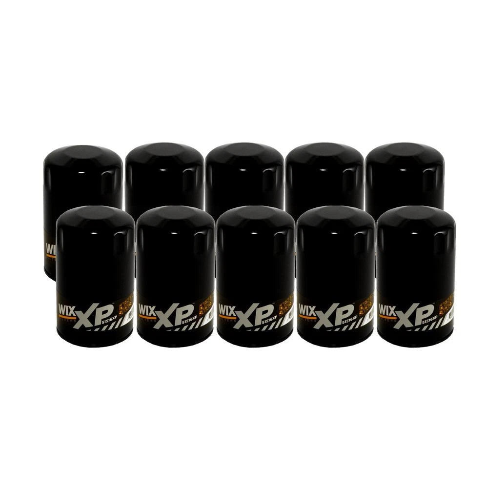 Set of 10 Wix 51516XP Engine Oil Filters for (Spin-On)