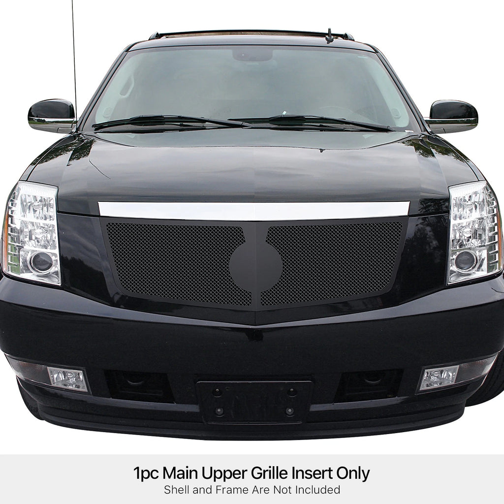 Upper Black Mesh Grille for Cadillac Escalade/EXT/ESV (2002-2006)