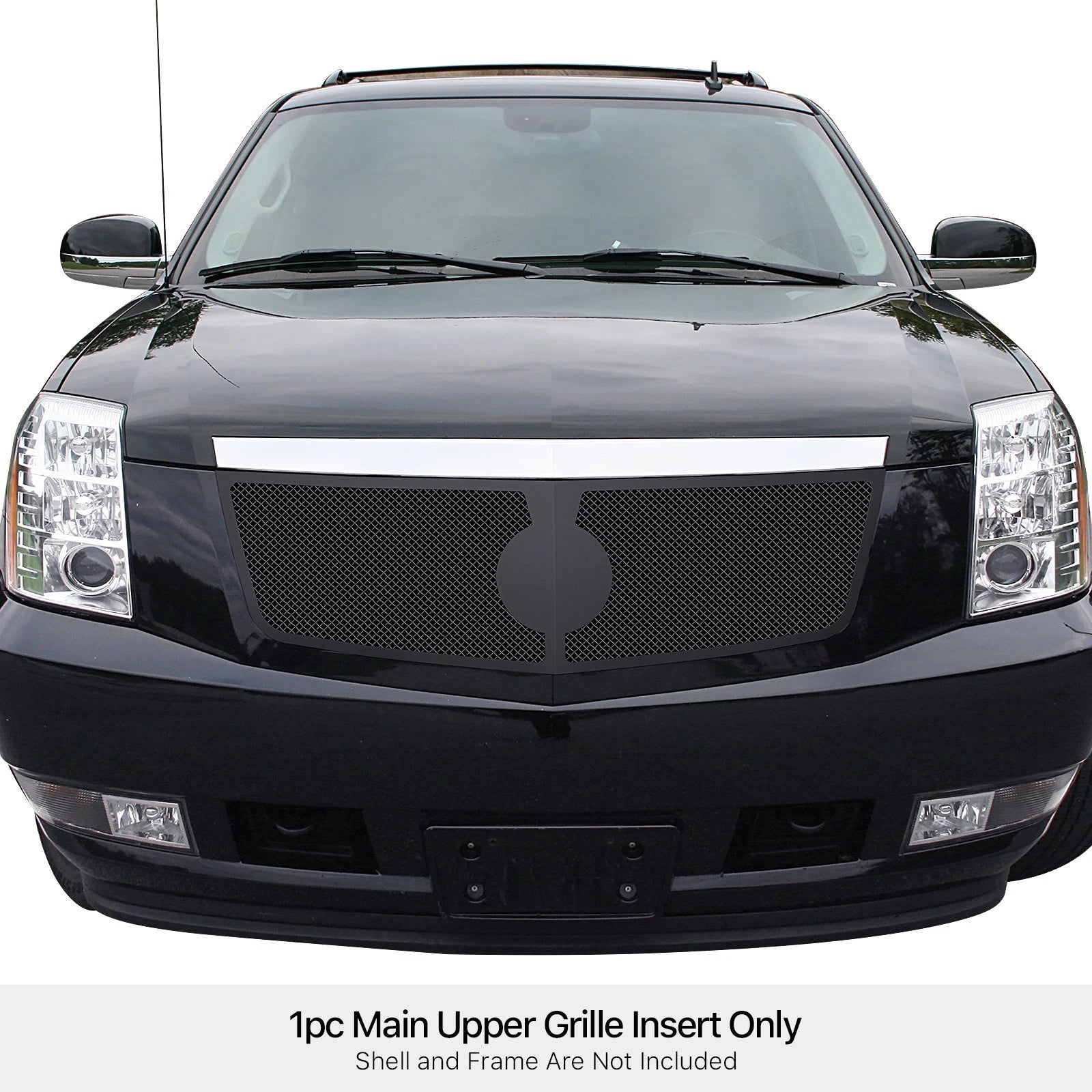 Upper Black Mesh Grille for Cadillac Escalade/EXT/ESV (2002-2006)