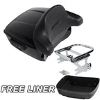 Trunk Backrest Luggage Mount Rack for Harley Touring Glide (1997–2008)